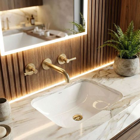 LAVABO SOBRE ENCIMERA REA ANABEL 40 WHITE