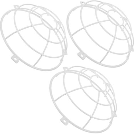 3 pièces Protection Résistante pour Tête de Sprinkler Incendie Cage de Protection Anti-Chocs Facile à Installer pour Tête Arroseur Intérieure Garde Anti-dommages et Design Discret (1/5)