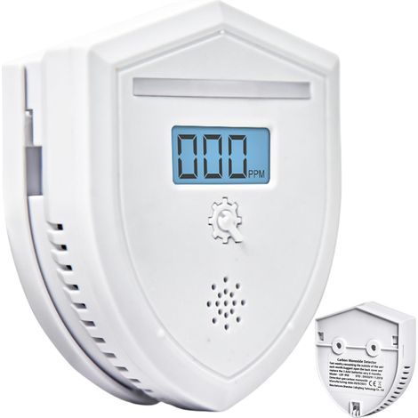 Carbon Monoxide Detector with Audible Alarm, High Sensitive CO Sensor, LED Display, Easy Installation, Compliant with EN 50291 for Home Security (1/5)