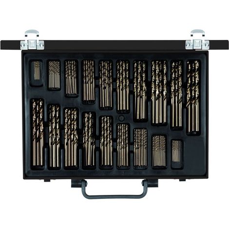 Gedore RED 3301612 R93500170 Jeu de forets pour le métal 1 mm, 1.5 mm, 2 mm, 2.5 mm, 3 mm, 3.5 mm, 4 mm, 4.5 mm, 5 mm, (1/5)