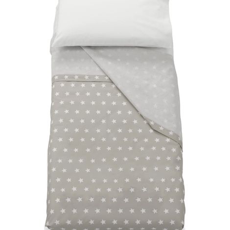 Italbaby Bettwäsche-Set 3 Teile Starlette Tortora 100% Baumwolle (1/2)