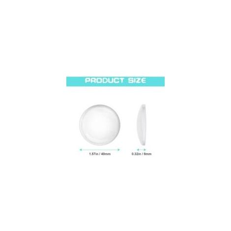Butée de poignée de porte murale, 6 pièces butée de porte adhésive transparentes, butoirs de porte en silicone avec puissant stop porte Crezuo (1/3)