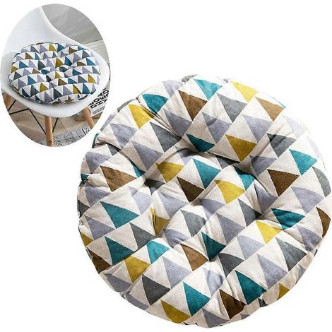 Rundes Stuhlkissen – 1 Stück – Durchmesser 40 cm – Oussin-Sitzkissen, Tatami-Kissen für Zuhause oder Auto