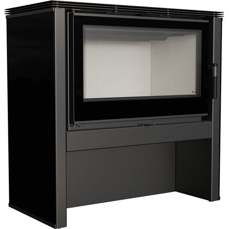 Freistehender Kaminofen KRATKI JUNO 8 kW Ø160 Ökodesign Rohrset (1/5)