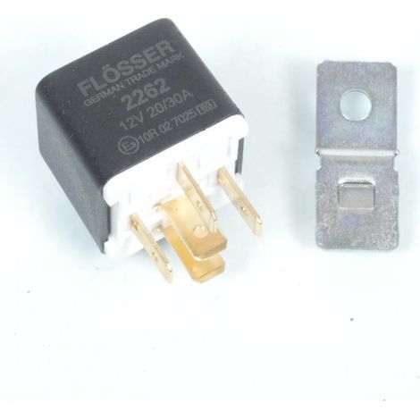 Relais électrique inverseur 5 cosses 12V 20/30A Flosser 2262 pour (1/4)