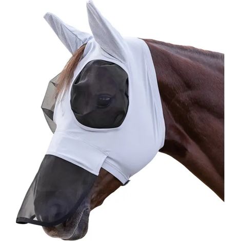 Maschera anti mosche Waldhausen puck protezione naso zip