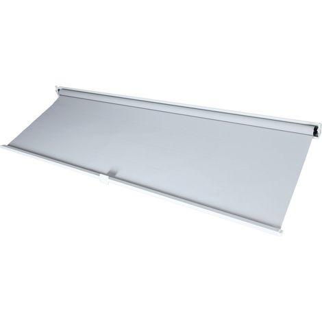 [NEUWERTIG] Seitenwand für Pergola HHG-789, Pavillon Rollo Ersatzseitenwand, Stoff/Textil 3x3,7m weiß (1/5)