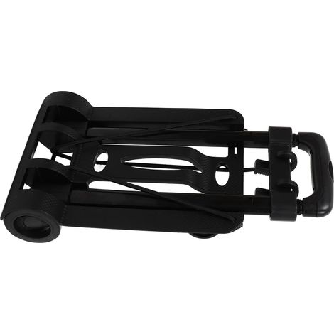 Shopping Cart with Wheels Compact Design Metal Frame