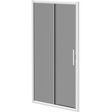 Wholesale Domestic Series 9 Chrome 1200mm Tinted Glass Sliding Shower Door (1/5)