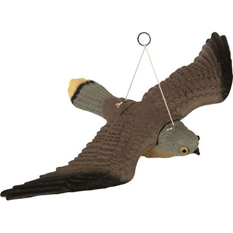 Decorazione giardino greenmill Imitazione falco plastica 53 cm