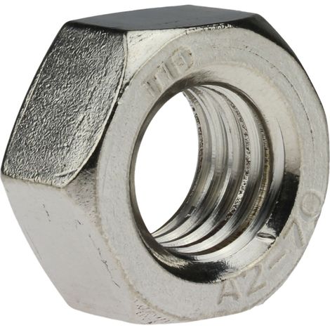 Reidl DIN 934 Sechskantmuttern M 33, A2 blank, 55,37 mm (1/4)