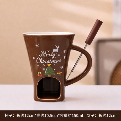 Chauffe-tasse de Noël et d'Halloween, tasse chauffante pour aliments et boissons, tasse chauffante électrique festive pour la maison et le bureauNoël (1/3)