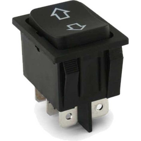 Interruttore a bilanciere alpha elettronica 2p 15-20a nero - 320-013 (1/5)