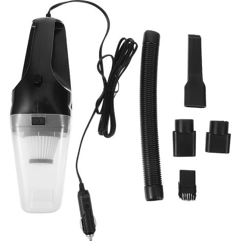 Aspirateur de voiture portable Super 12V 120W avec collecteur de poussière (noir) (emballage aléatoire) (1/5)