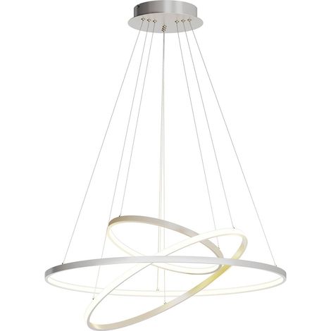 Lucande LED 'Ezana' in Grigio da Metallo