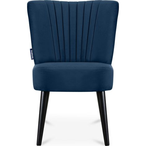 KONSIMO DUCO Einzelsessel, Marineblau/Schwarz (1/5)