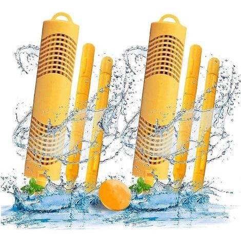 Tiges minérales pour spa, accessoires pour jacuzzi, filtre à tiges minérales pour spa et jacuzzi, jaune, lot de 2, 2025e anniversaire-AquaForge (1/5)
