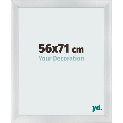 yd. - Cadre photo 56x71 - Argent Mat - MDF - Pisa (1/5)