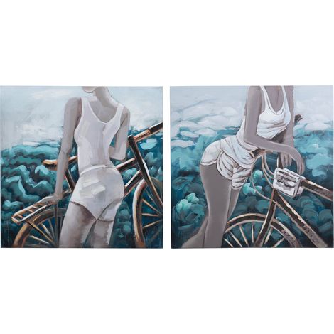 2er-Set Leinwände 100x3x100 cm (1/2)