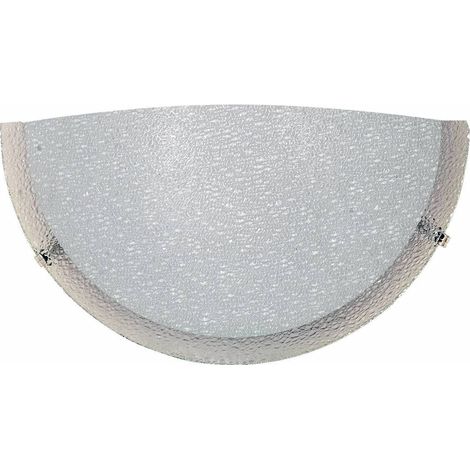 APPLIQUE GAIA 1XE27 BIANCO GRANIGLIA - 4 pezzi