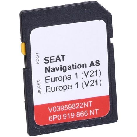 Carte SD de navigation pour système de navigation SEAT MIB2 AS V21