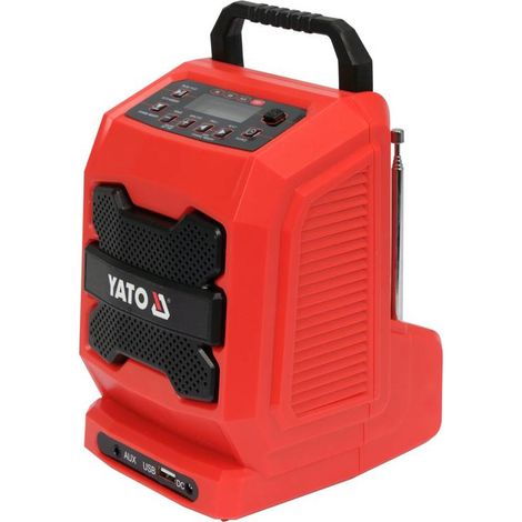 Yato YT-82940 radio Portátil Digital Negro, Rojo (1/5)