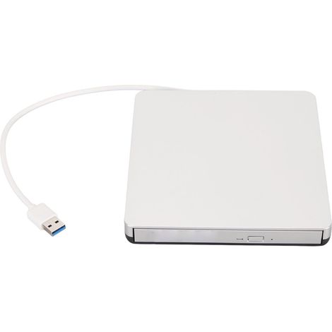 Lecteur CD DVD Externe Professionnel USB 3.0 Plug and Play Graveur Portable pour Ordinateur Portable Bureau PC Windows OS X (1/5)