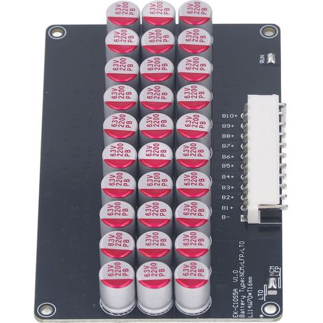 Module d'égalisation active pour transfert d'énergie de batterie au lithium 8-10S avec condensateur 5A (1/5)
