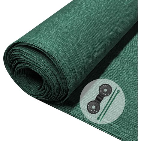 VOUNOT 1×20m Privacy Netting Garden Screening Shading Net Green