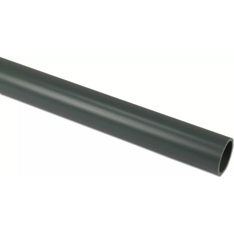 Mega Druckrohr 1,00 m glatt PVC-U Ø 75 x 2,9 mm (PN10), grau