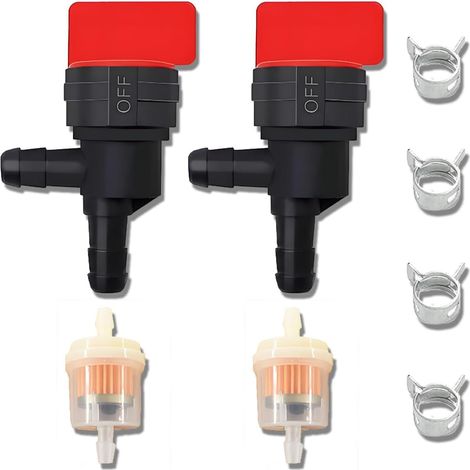 Vanne Carburant 90° 1/4 Pouce Tondeuse Moteur (1/5)