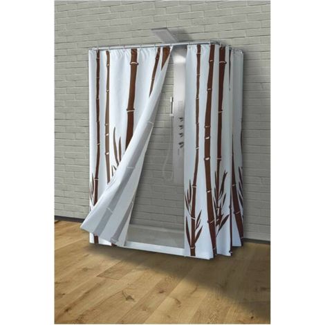 TENDA VINILE BAMBOO MARRONE