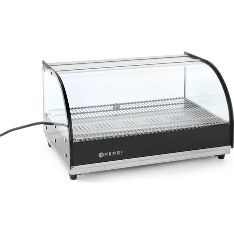 Vitrina expositora para platos calientes 1 x GN1/1 400W - Hendi 273982 (1/2)
