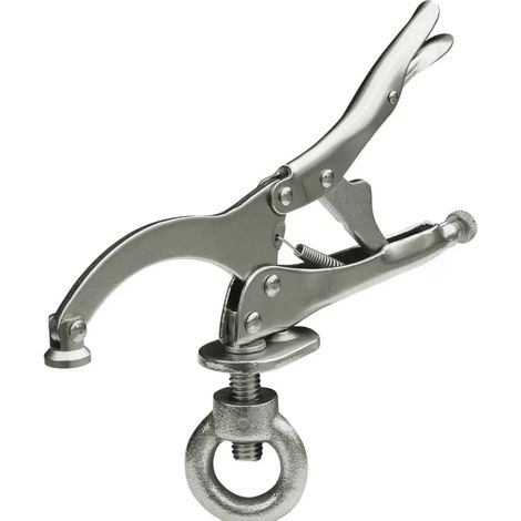 Étau de perceuse à colonne de 23 cm (9 pouces) pour le travail du bois, avec levier de verrouillage et de déverrouillage. (1/5)