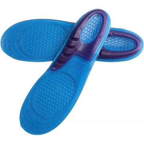Semelle Sport TPE Silicone Souple Élastique Course Randonnée Absorbeur de Choc M39-43 27.5cm (1/5)