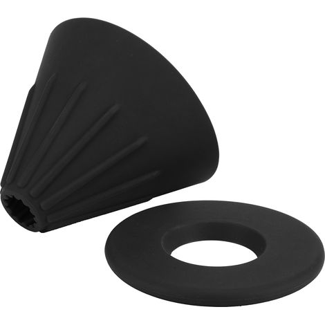 Wiederverwendbarer Silikon-Kaffeefilter, Sieb, Kaffeemaschinenzubehör für Zuhause und Outdoor, Schwarz (1/5)