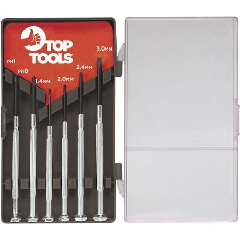 Cacciaviti "Top Tools" di precisione per orologiai set da 6 pezzi