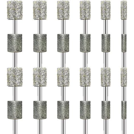 Mèche de Meulage de Foret Diamanté Compatible avec des Kits de Polissage, Foret Verre 1/8", Accessoires pour Bois, Verre et Céramiques (1/5)