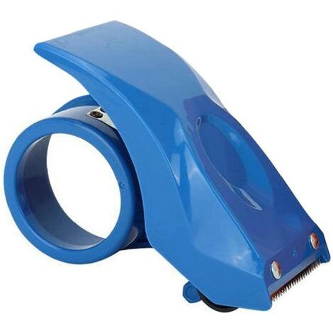 Packing Tape Dispenser Mini Portable Tape Cutter Organizer Pocket Tape Scissors Blue, Packing Tape Dispenser