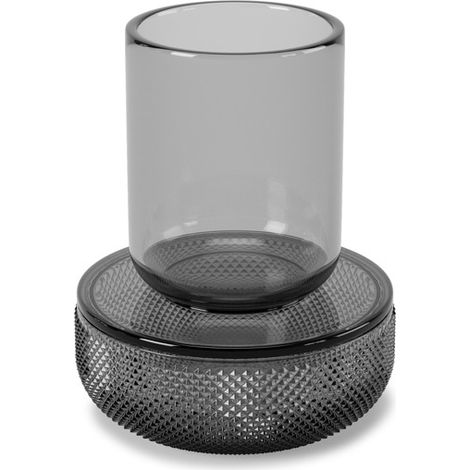 Pot en verre avec couvercle bougeoir intégré Allira (1/5)