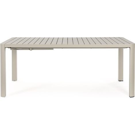 Table extensible Kiplin 180/240x100x77,5 h en aluminium verni (1/5)
