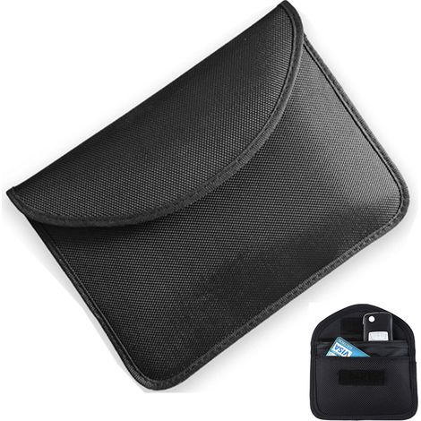 Meilleure pochette anti-espionnage et anti-traçage GPS bloquant les signaux RFID pour la protection de la vie privée de votre téléphone portable et de vos clés de voiture protection saine de votre ap (1/5)