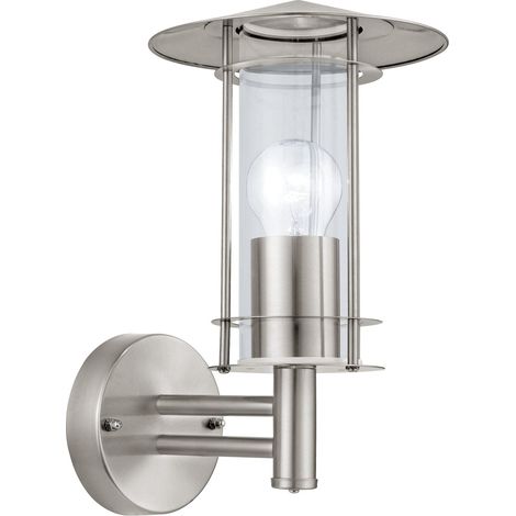 Applique murale extérieure, éclairage d’extérieur en acier inox