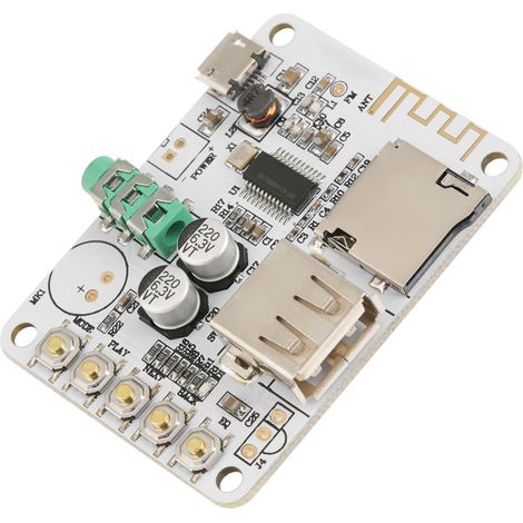 Module récepteur audio sans fil Bluetooth 4.1, circuit imprimé amplificateur pour haut-parleur de voiture sans perte (1/5)