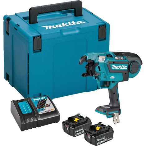 Makita DTR180RFJ 18V LXT Brushless Rebar Tying Tool - 2x 3Ah Batteries, Charger & Makpac 4 Case (1/3)