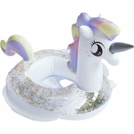 Flotteur d'anneau de Natation pour Enfants, Anneau de Natation Gonflable Flotteur Jouets d'eau de Piscine d'été pour Les Enfants en Bas âge de 2 à 7 Ans (1/5)