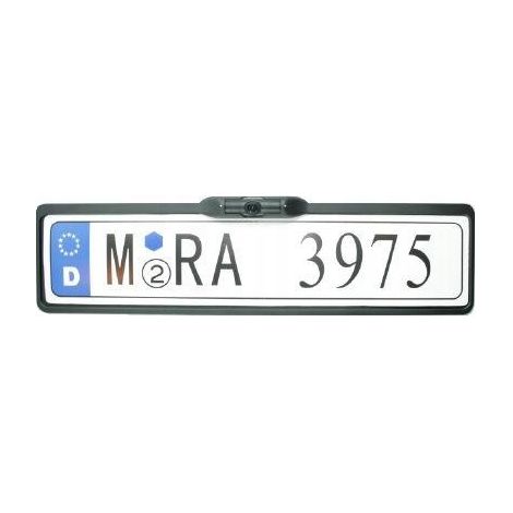 Telecamera di parcheggio regolabile integrata nella cornice della targa (1/3)