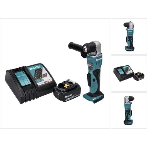 Makita DDA 351 RM1 Trapano angolare a batteria 18 V 13,5 Nm + 1x batteria 4,0 Ah + caricatore