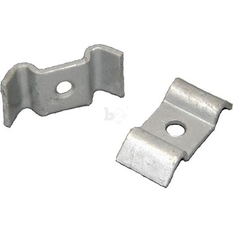 Piquet pour grillage 20 pièces – Acier galvanisé pour maillage 30x30 mm – Dimensions 5x2,2x0,8 cm – Fixation avec vis M8