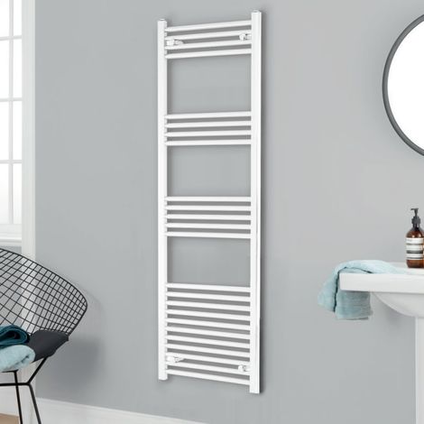 Heatwave Harmony White Ladder Towel Rail 1400mm (H) x 400mm (W) (1/3)